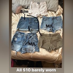 Shorts! Sizes and price on photos